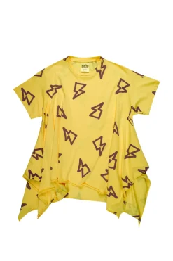 Marques ' Almeida ALL OVER THUNDER PRINT FLAP T-SHIRT-Kids Jersey|Tops