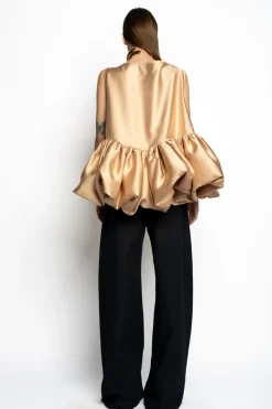 Marques ' Almeida SLEEVELESS PUFF HEM TOP-Women Tops|Tops