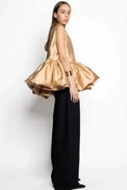 Marques ' Almeida SLEEVELESS PUFF HEM TOP-Women Tops|Tops