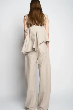 Marques ' Almeida WOVEN BOYFRIEND TROUSERS-Women Bottoms