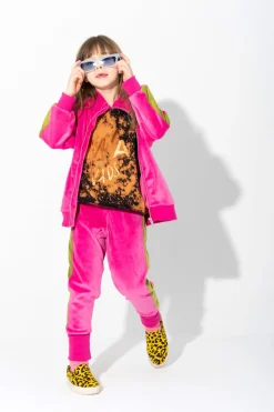 Marques ' Almeida BLACK AND ORANGE SPLATTERED LOGO T-SHIRT-Kids Jersey|Tops