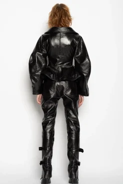 Marques ' Almeida BIKER LEATHER TROUSERS-Women Bottoms