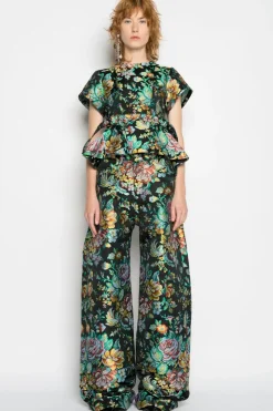Marques ' Almeida BROCADE BOYFRIEND TROUSERS-Women Bottoms|Bottoms