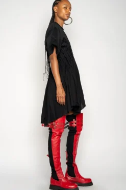 Marques ' Almeida CINCHED PLEATED T-SHIRT DRESS-Women Dresses|Dresses