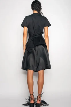 Marques ' Almeida CROSS WAIST DRAPE T-SHIRT-Women Tops|Tops
