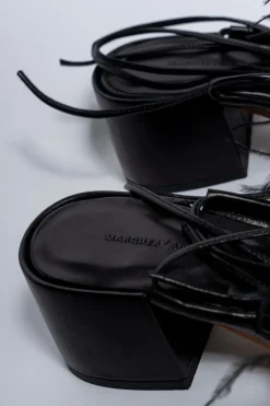 Marques ' Almeida FEATHER STRAPPY SANDAL- Shoes