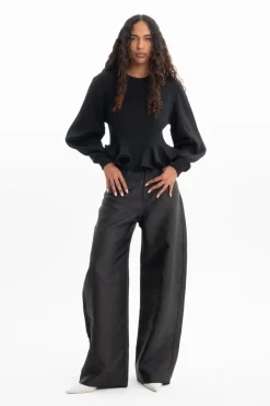 Marques ' Almeida FRILL SWEATSHIRT-Women Tops|Tops