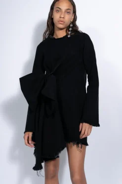 Marques ' Almeida JANIS DRESS WITH FRONT PLEATS-Women Denim|Dresses