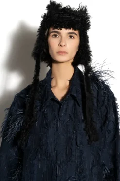 Marques ' Almeida LEATHER EAR COVER HAT- Accessories