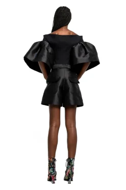 Marques ' Almeida MIKADO OFF SHOULDER PUFF SLEEVE TOP-Women Tops