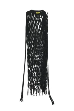 Marques ' Almeida NET LONG DRESS-Women Dresses|Knitwear