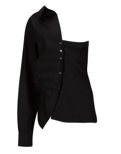 Marques ' Almeida ONE SHOULDER DRAPED SHIRT-Women Tops|Tops