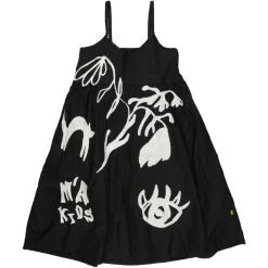 Marques ' Almeida OVERSIZED SPAGHETTI DRESS WITH EMBROIDERY-Kids Dresses