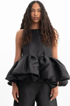 Marques ' Almeida SLEEVELESS PUFF HEM TOP-Women Tops|Tops