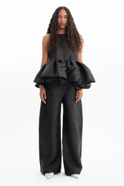 Marques ' Almeida SLEEVELESS PUFF HEM TOP-Women Tops|Tops