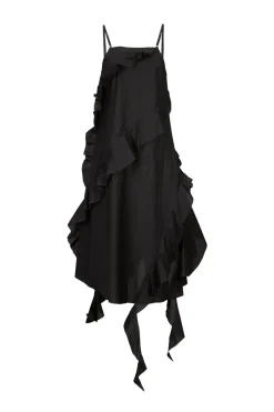 Marques ' Almeida STRAP DRESS WITH ASYMMETRIC CASCADING FRILLS-Women Dresses|Dresses