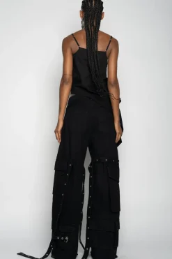 Marques ' Almeida STRAP TOP WITH SIDE DRAPE-Women Tops