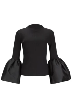 Marques ' Almeida TURTLENECK PUFF SLEEVE TOP-Women Tops