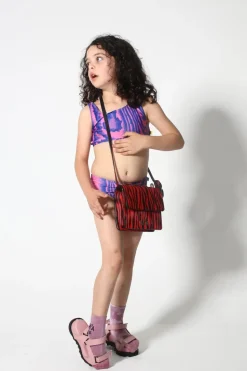 Marques ' Almeida BLUE AND PINK SWIMWEAR BIKINI SET-Kids Swimwear
