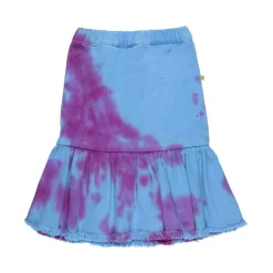 Marques ' Almeida BLUE AND PURPLE FLOUNCE MIDI SKIRT-Kids Bottoms