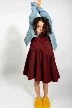 Marques ' Almeida DENIM COLLARLESS JACKET-Kids Outerwear