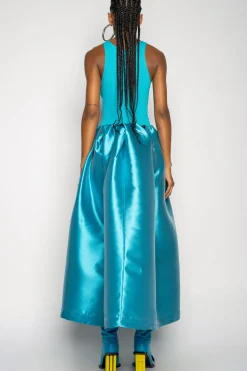Marques ' Almeida DRESS WITH TANK TOP SCOOPED-Women Dresses