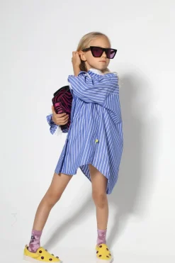 Marques ' Almeida STRIPES SHIRT DRESS-Kids Dresses