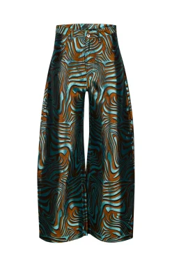 Marques ' Almeida ZEBRA BROCADE BOYFRIEND TROUSERS-Women Bottoms|Bottoms