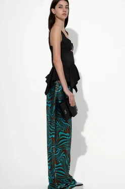 Marques ' Almeida ZEBRA BROCADE BOYFRIEND TROUSERS-Women Bottoms|Bottoms