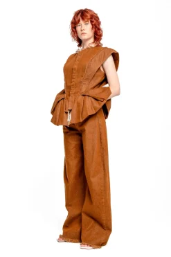 Marques ' Almeida BOYFRIEND TROUSERS-Women Denim|Bottoms