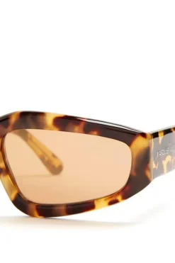 Marques ' Almeida TORTOISE ANGULAR FRAME SUNGLASSES- Accessories