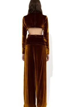 Marques ' Almeida VELVET OPEN BACK TURTLENECK-Women Tops|Tops