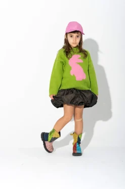 Marques ' Almeida BUNNY CREW NECK KNIT JUMPER-Kids Knitwear|Tops