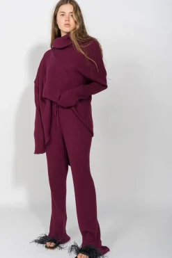 Marques ' Almeida KNITTED TROUSERS-Women Knitwear|Bottoms