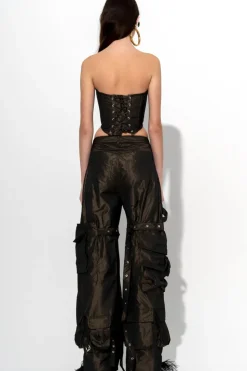 Marques ' Almeida DARK MULTI POCKET TROUSERS-Women Bottoms|Bottoms