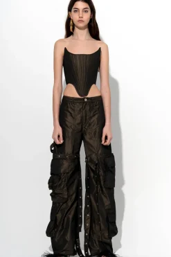 Marques ' Almeida DARK SHAPED CORSET-Women Tops|Tops
