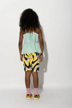 Marques ' Almeida DARK WAVY PRINT BIKER SHORTS-Kids Bottoms|Jersey