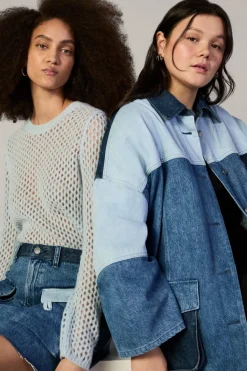 Marques ' Almeida DENIM PATCHWORK MINI SKIRT-Women Bottoms|M'a X Everlane