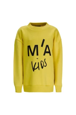 Marques ' Almeida EMBROIDERED CREW NECK IN-Kids Outerwear|Tops