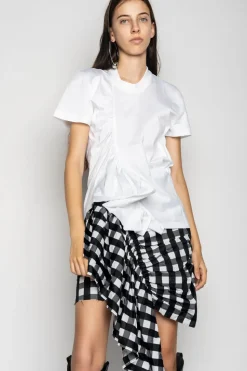 Marques ' Almeida GATHERED T-SHIRT IN-Women Tops