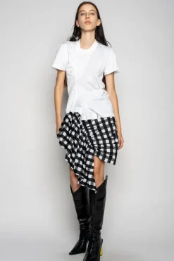 Marques ' Almeida GATHERED T-SHIRT IN-Women Tops