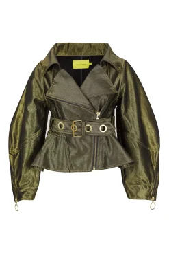 Marques ' Almeida DENIM POINTY JACKET-Women Outerwear|Denim