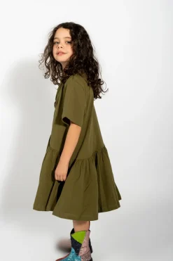 Marques ' Almeida GATHERED JERSEY T-SHIRT DRESS-Kids Jersey|Dresses