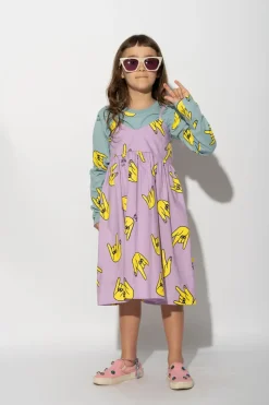 Marques ' Almeida HANDS PRINT STRAP DRESS-Kids Dresses