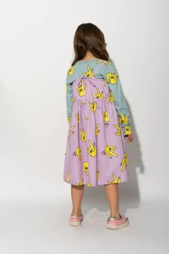 Marques ' Almeida HANDS PRINT STRAP DRESS-Kids Dresses