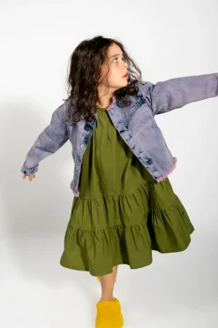 Marques ' Almeida LOOSE COLLARLESS JACKET-Kids Outerwear