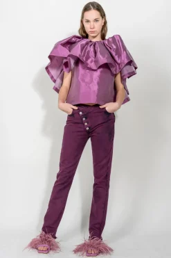 Marques ' Almeida PLEATED CAPE TOP-Women Tops|Tops