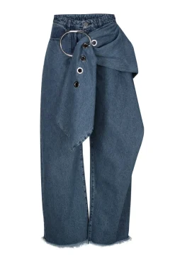 Marques ' Almeida MID BELTED BOYFRIEND JEANS-Women Bottoms|Denim