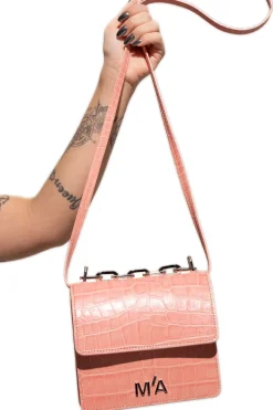 Marques ' Almeida MINI CHAIN BAG IN CROCO- Accessories