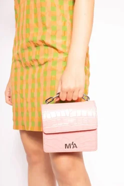 Marques ' Almeida MINI CHAIN BAG IN CROCO- Accessories